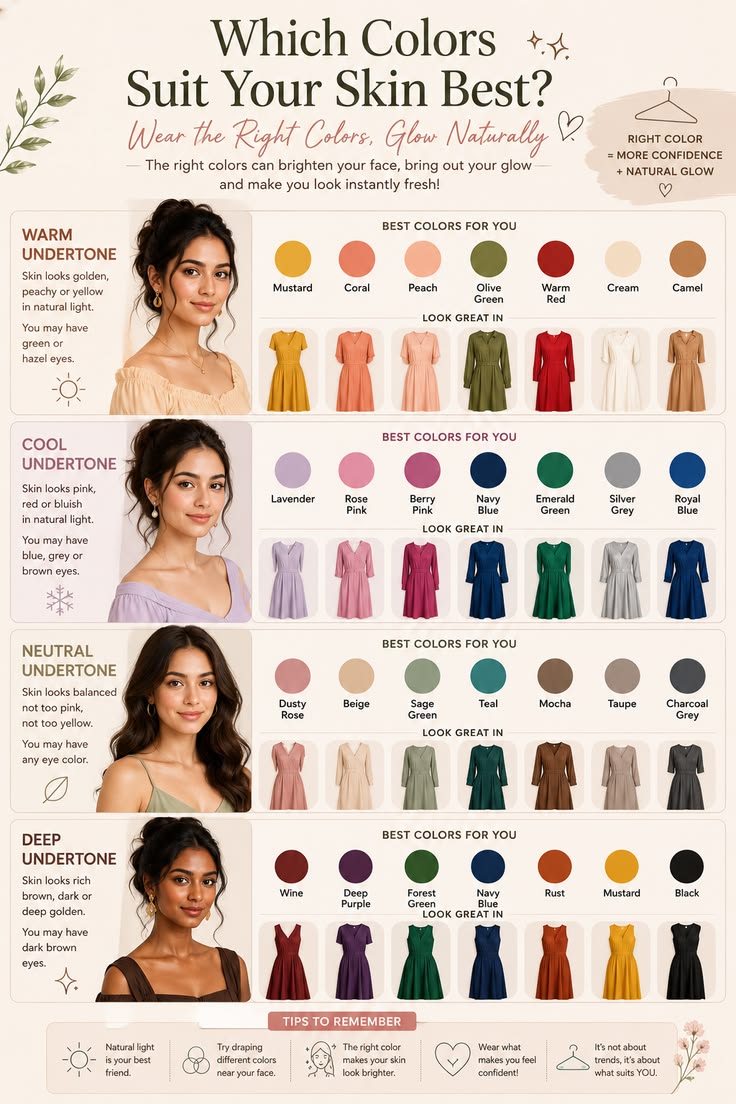 Warna Fashion yang Cocok untuk Skin Tone