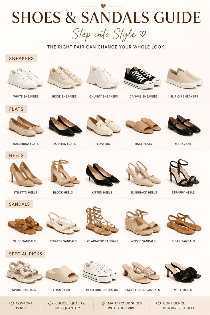 Sepatu yang Mudah Dipadukan: 5 Model Wajib untuk Semua Outfit